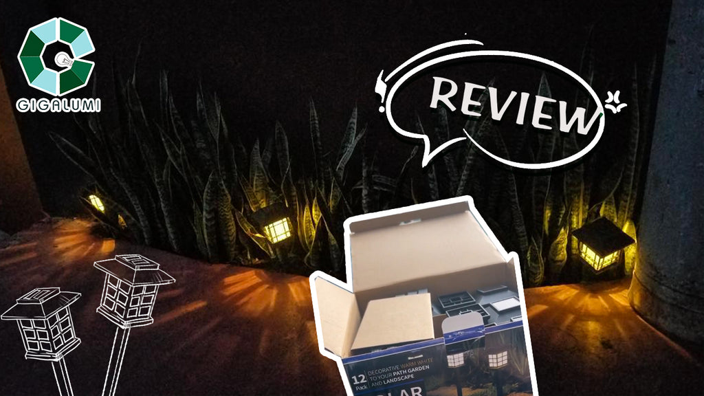 Gigalumi- Unboxing of the unique mission style solar pathway lights