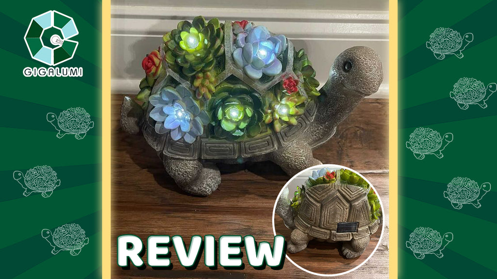 Gigalumi-11.5 Inch Large Turtle Garden Figurines