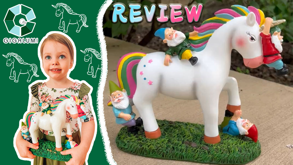 Sowsun-Unicorn Garden Gnomes Décor for daughter