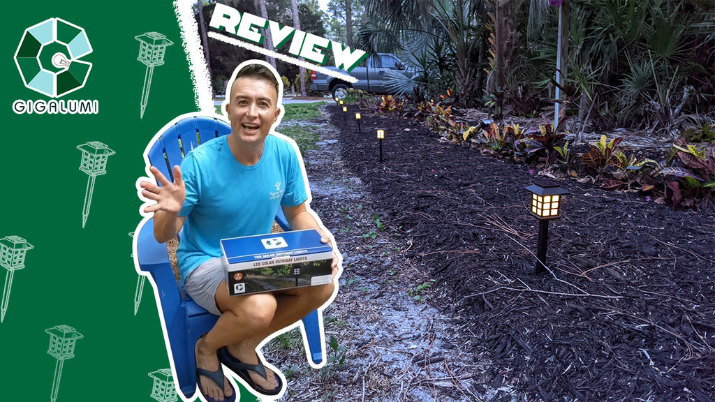 Gigalumi- Mission Style 12 pack solar lights