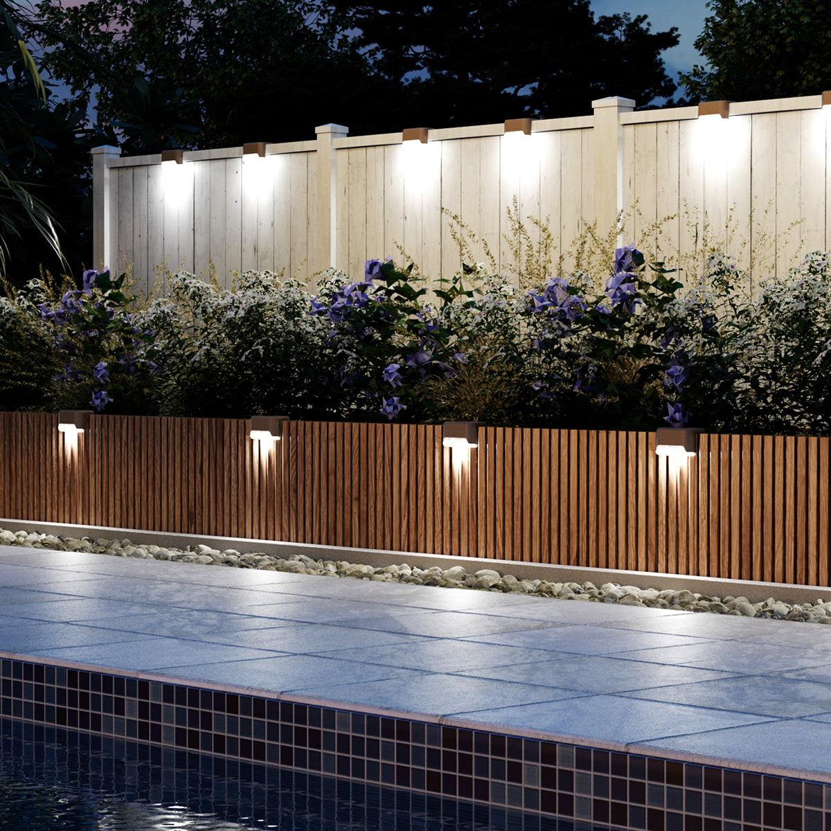 Gigalumi Horizontal Solar Deck Lights Set (12&16 Pack)