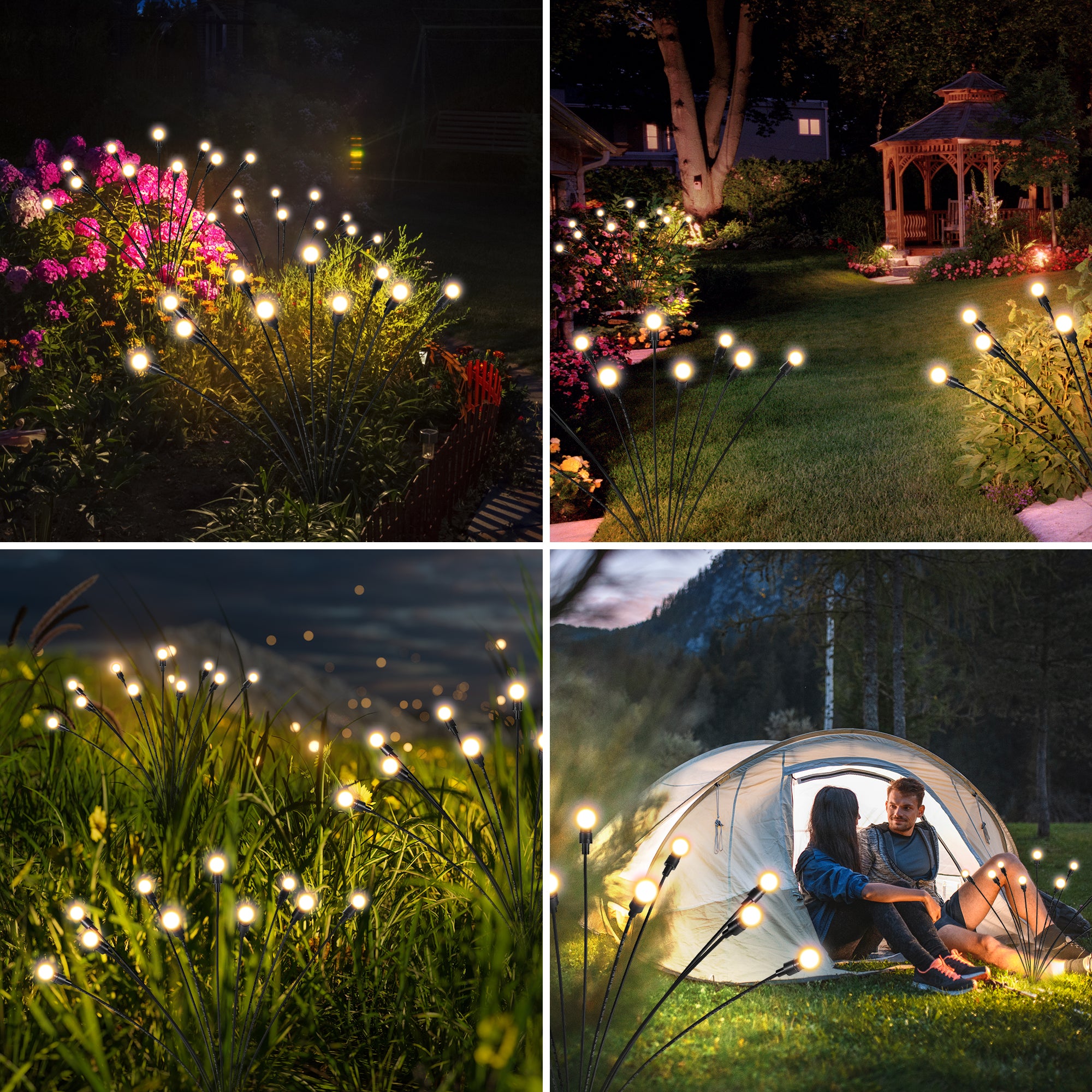 Gigalumi 20 Led Solar Swaying Lights Set (2&4&6&8 Pack)