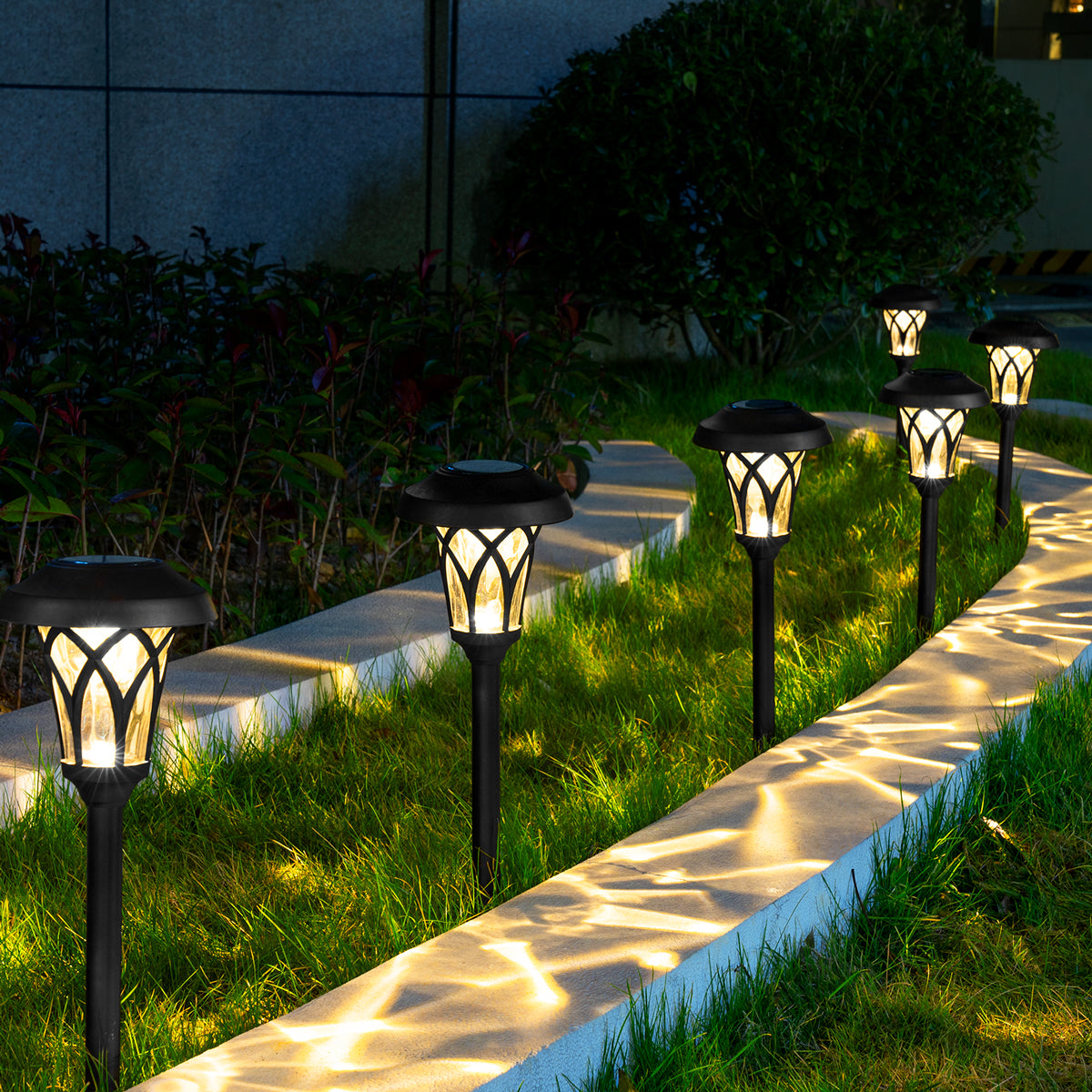 Gigalumi Tulip Designed Solar Yard Lights Set (6 Pack)