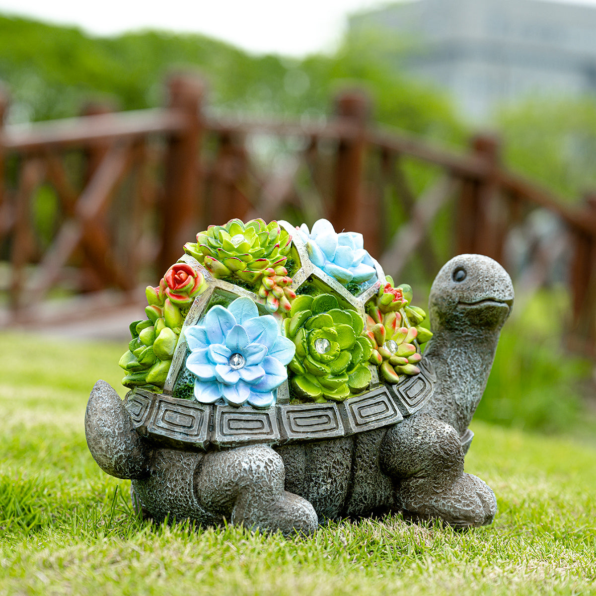 solar turtle decorations for garden