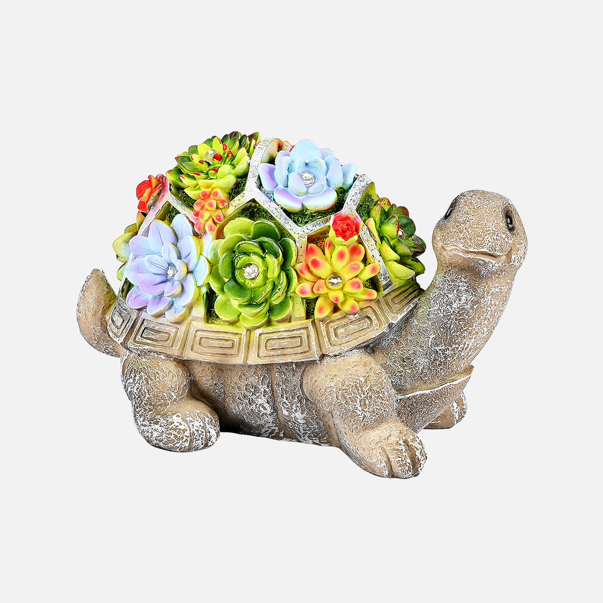 turtle statue light for garden