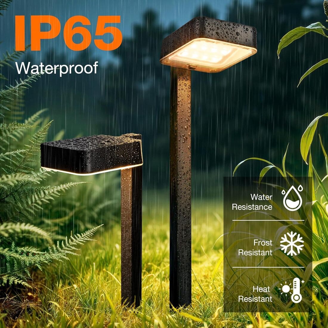 Bright Solar Modern Pathway Lights