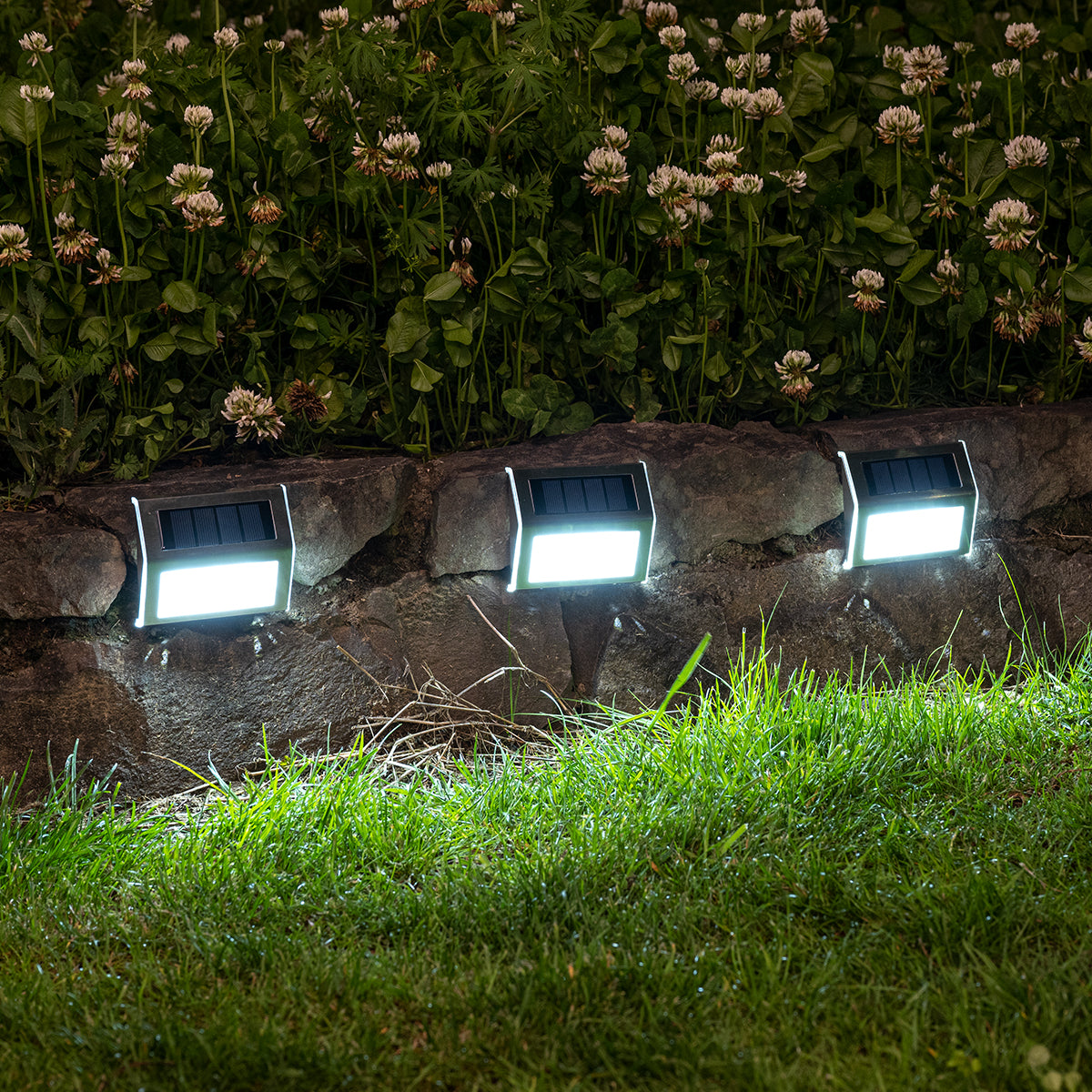 Gigalumi Stainless Steel Solar Deck Lights Set (6&12 Pack)