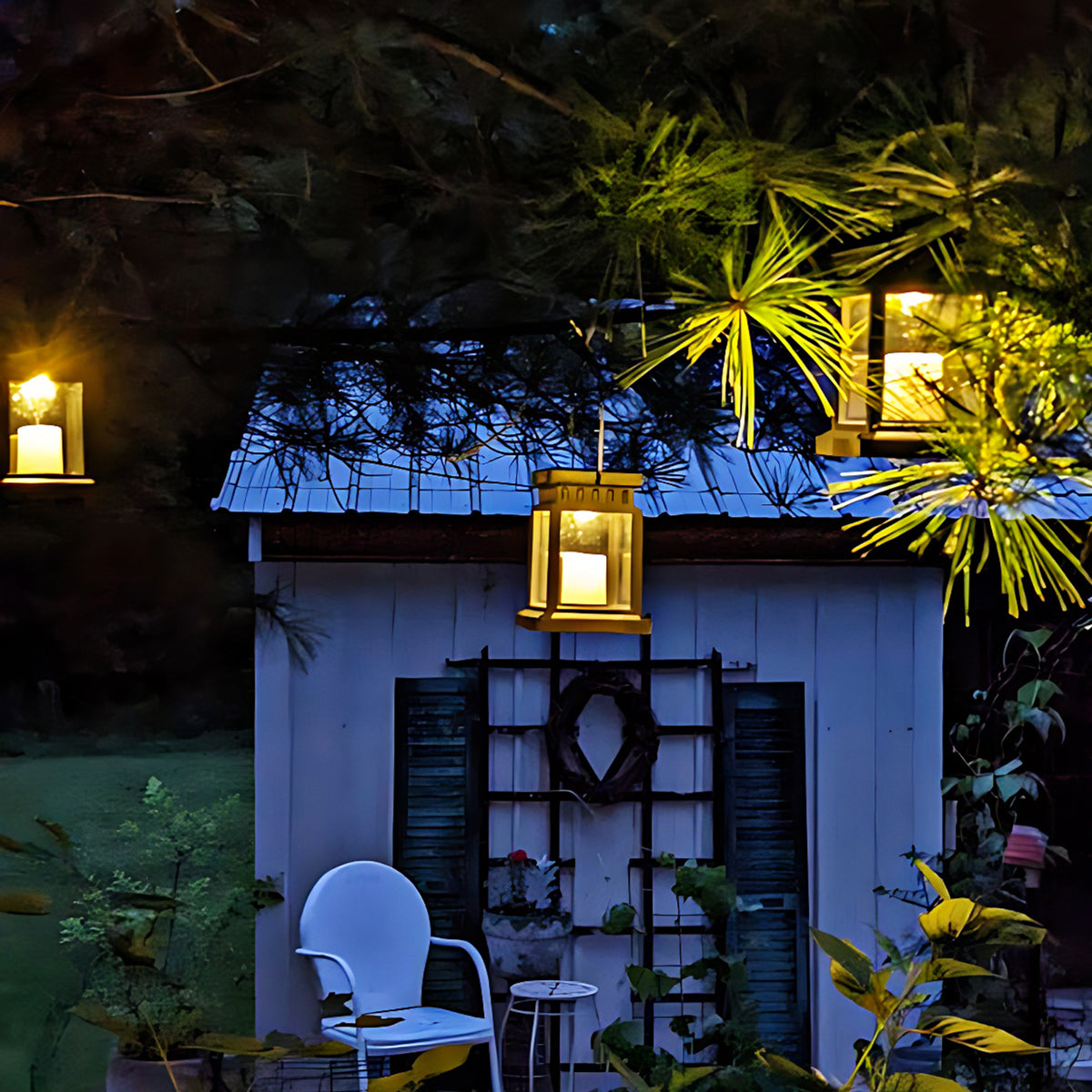 Gigalumi Solar Candle Lanterns & Path Lights Set (8 Pack)