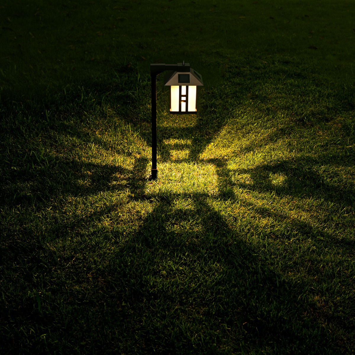 solar square sconce walkway lights