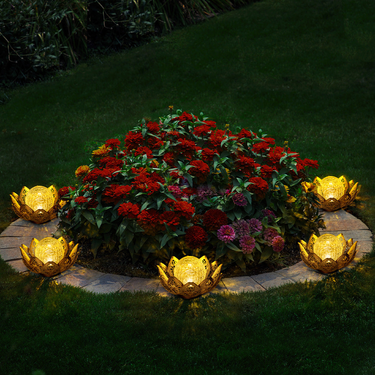 Gigalumi Solar Lotus Light Set (1 Pack)