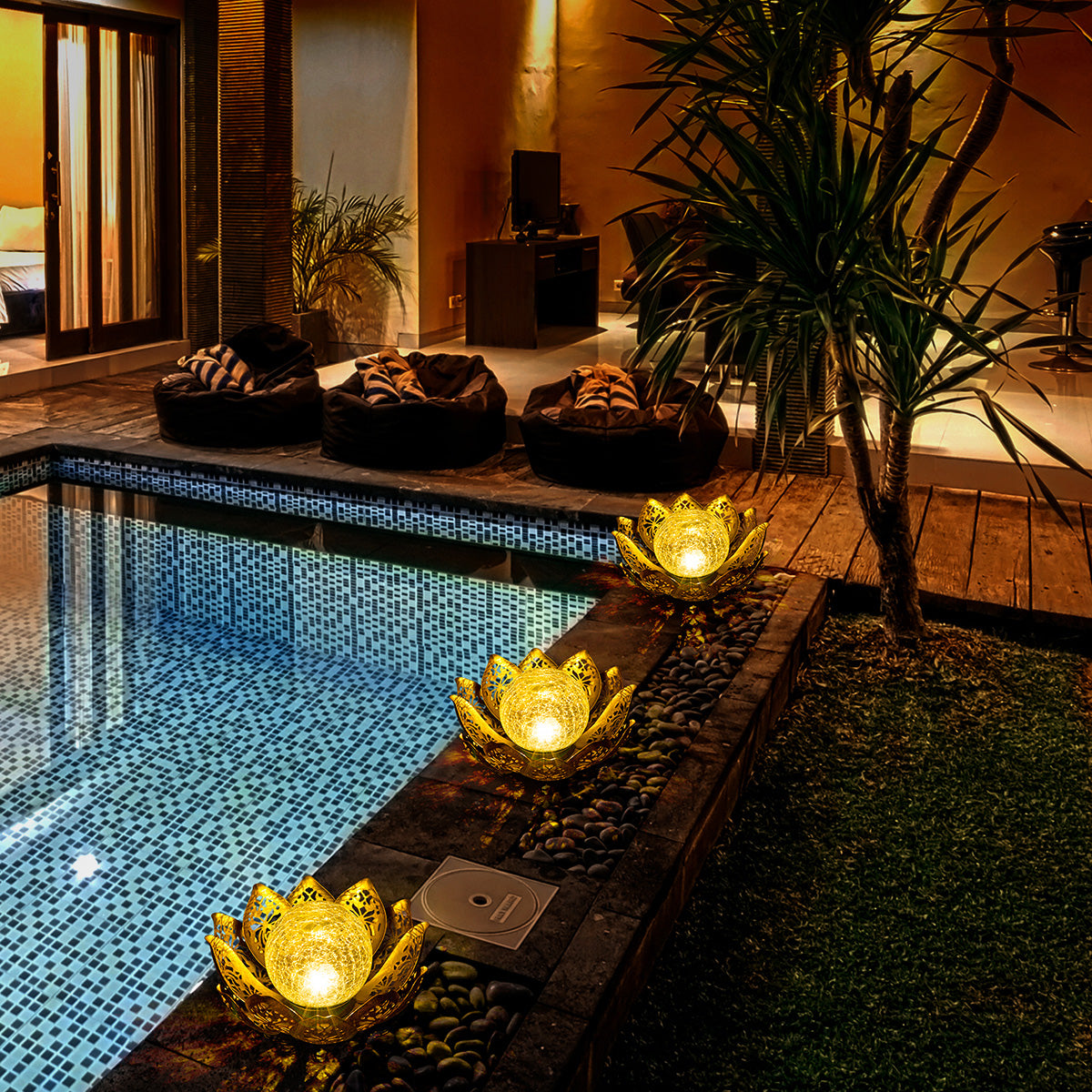 Gigalumi Solar Lotus Light Set (1 Pack)