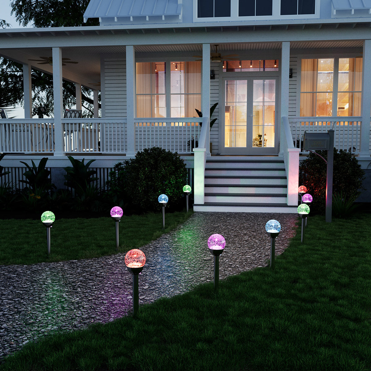 solar garden globes