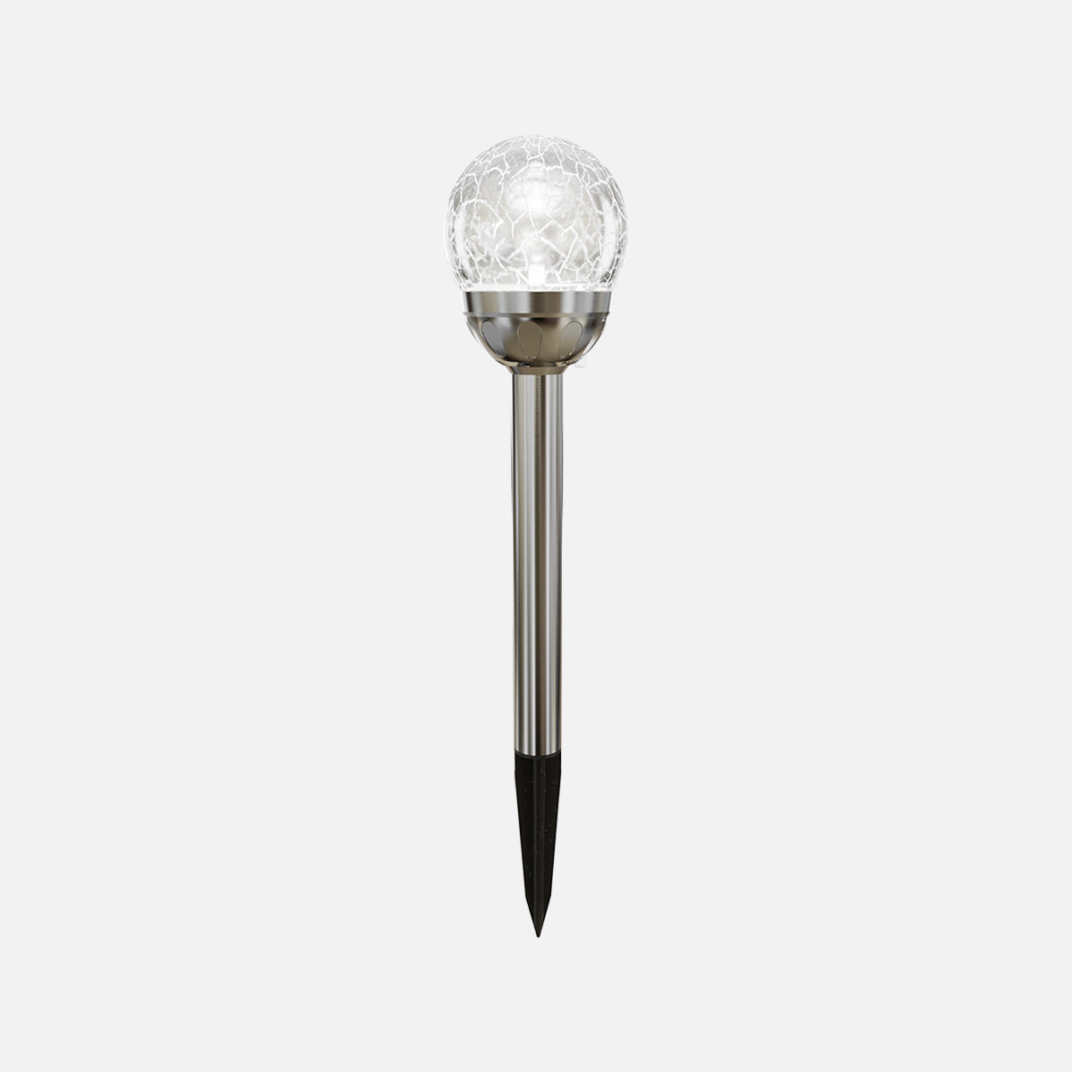 decorative solar crackle glass garden lights