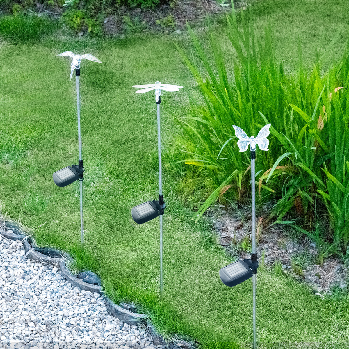 Gigalumi Solar Friends Garden Stakes Set (3&6 Pack)