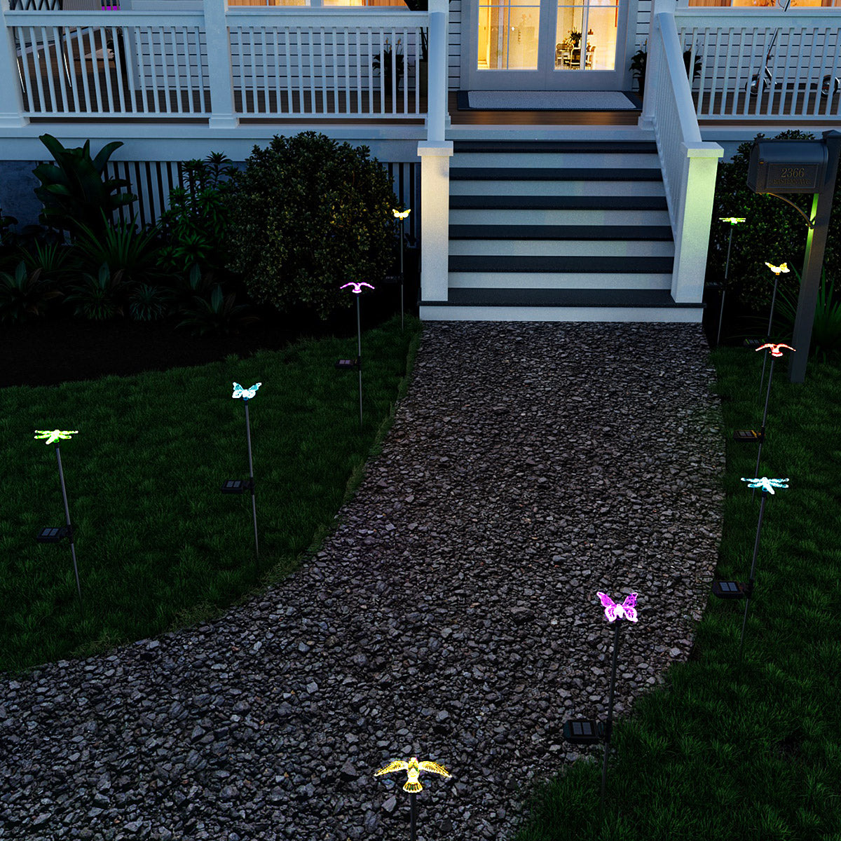 Gigalumi Solar Friends Garden Stakes Set (3&6 Pack)