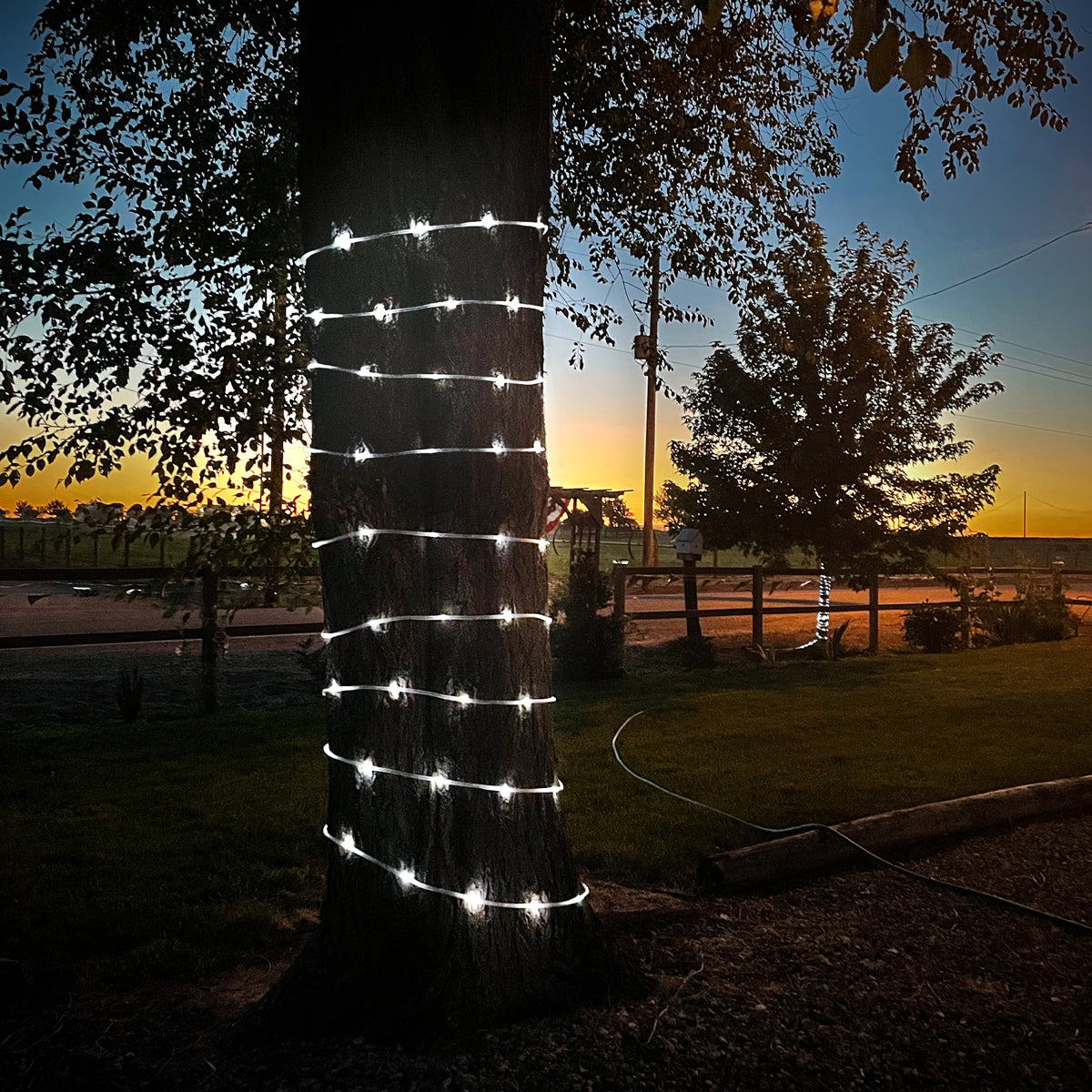 Gigalumi 35.7ft Solar Rope Lights Set (2 Pack)