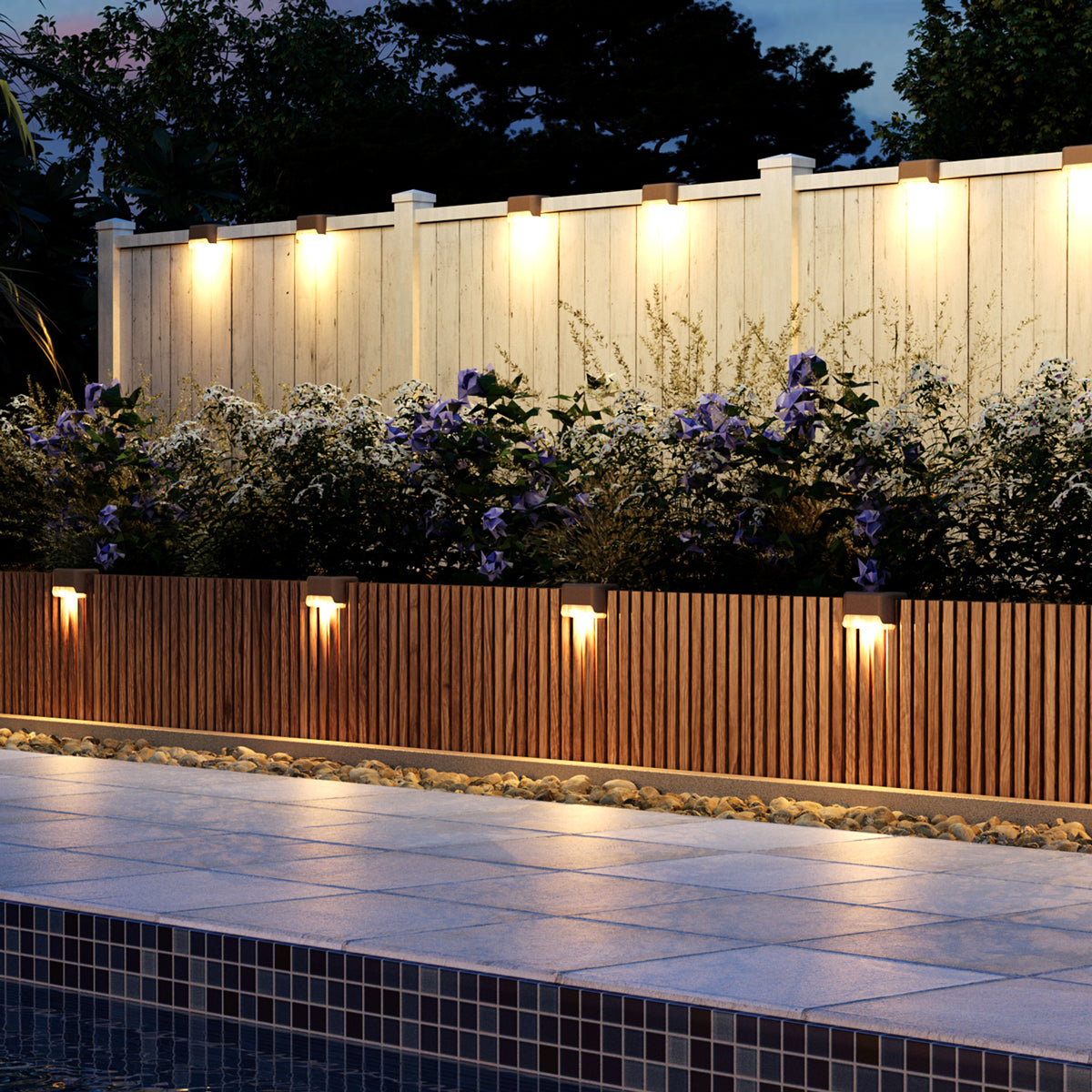 Gigalumi Horizontal Solar Deck Lights Set (12&16 Pack)