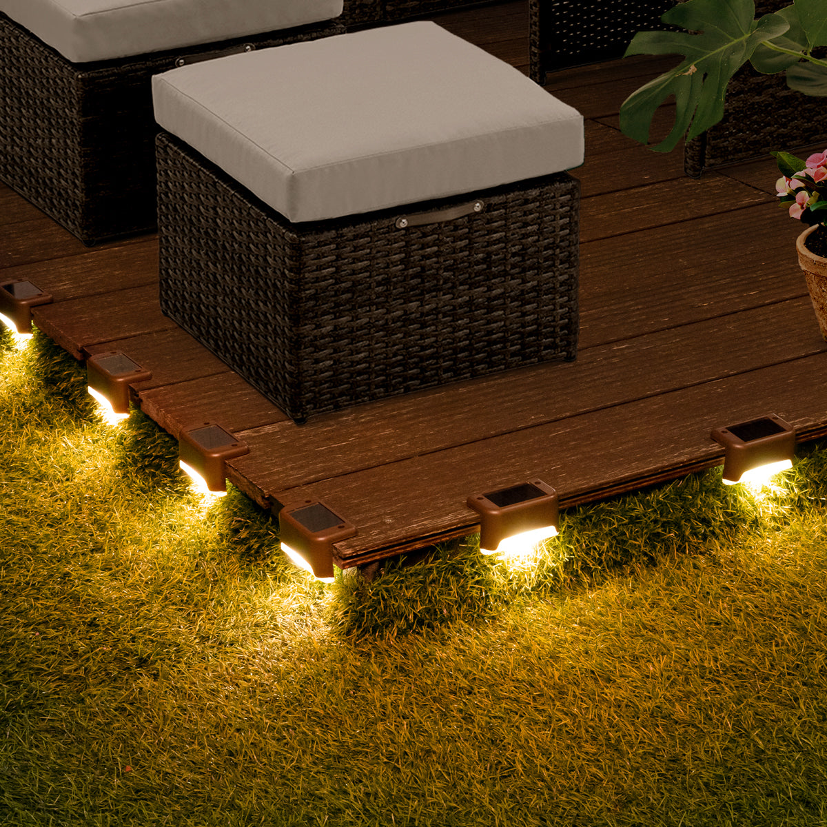 deck lights solar