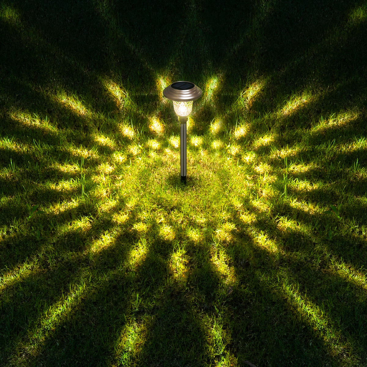 bright warm white solar walk lighting
