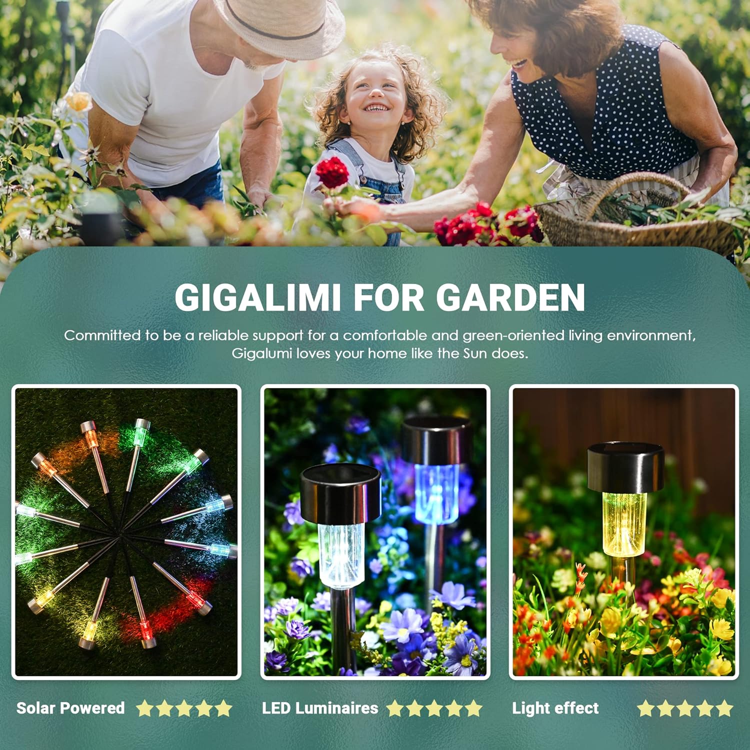 Gigalumi Pocket Solar Driveway Lights Set (12&16&20&24 Pack)