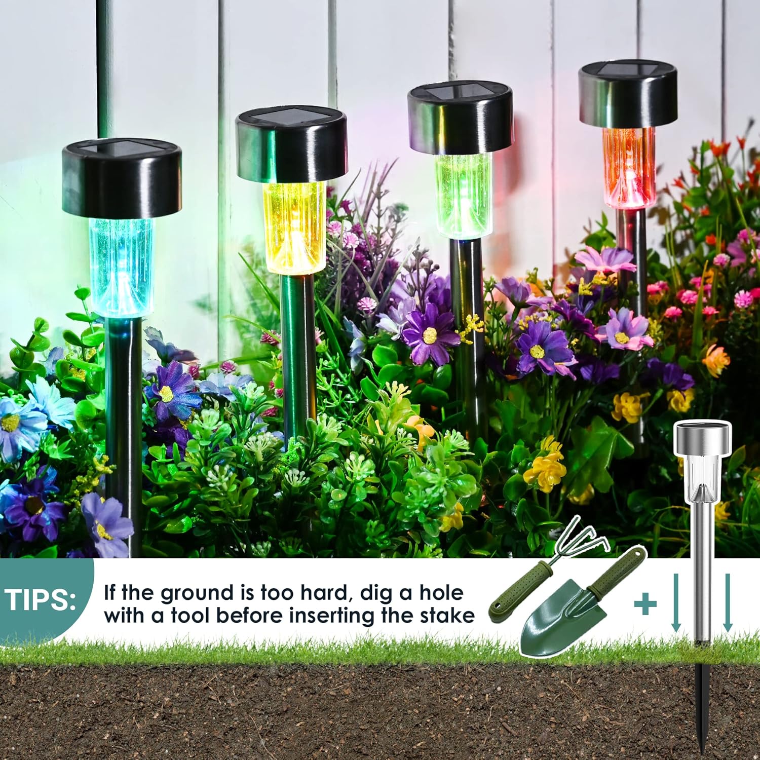 Gigalumi Pocket Solar Driveway Lights Set (12&16&20&24 Pack)