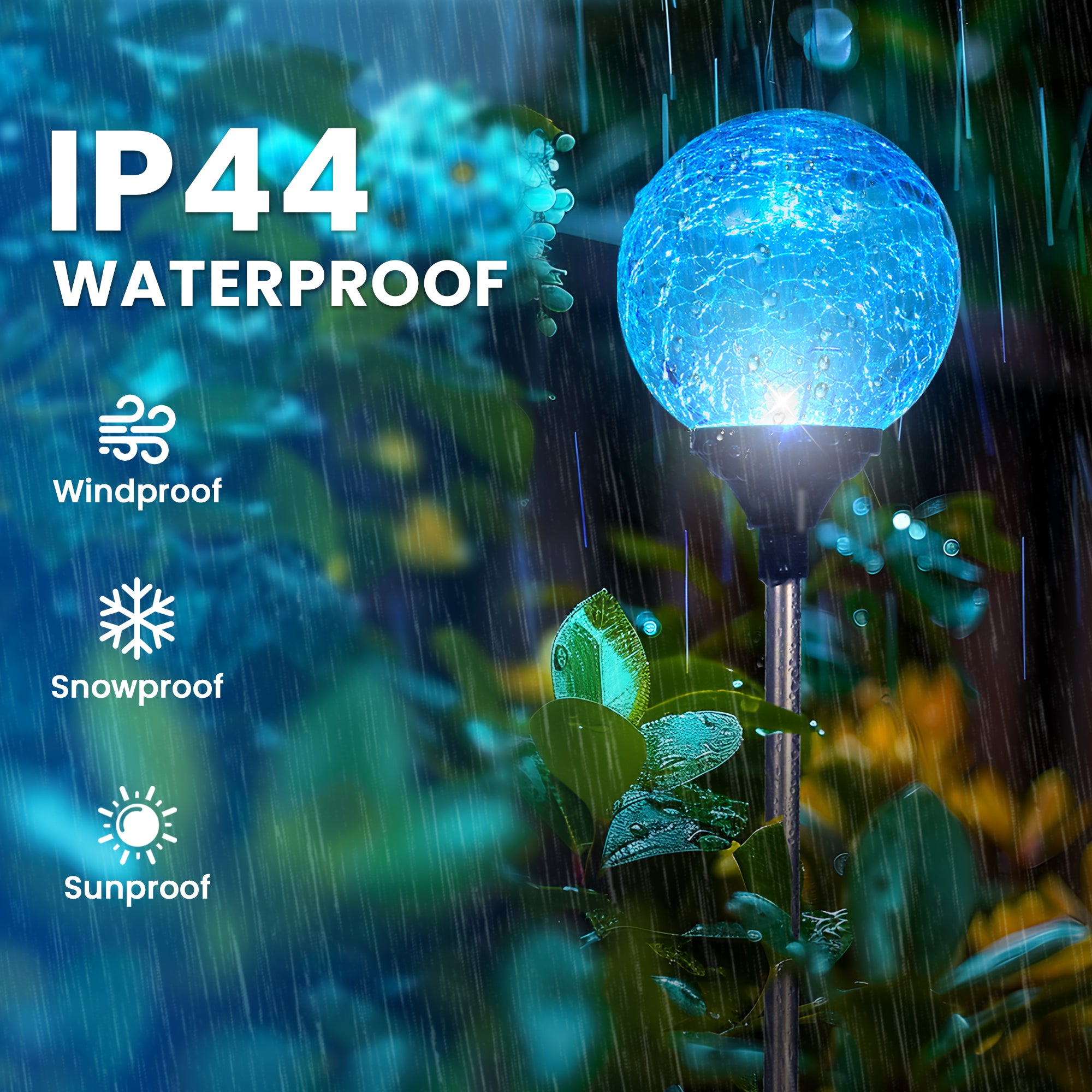 GIGALUMI Solar Garden Lights Outdoor Decorative Waterproof