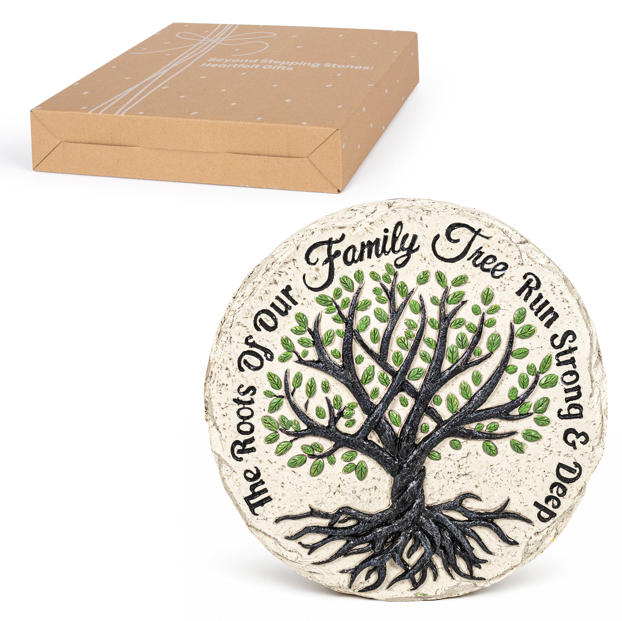 GIGALUMI Garden 10" Family Tree Grandma  Stepping Stones Outdoor