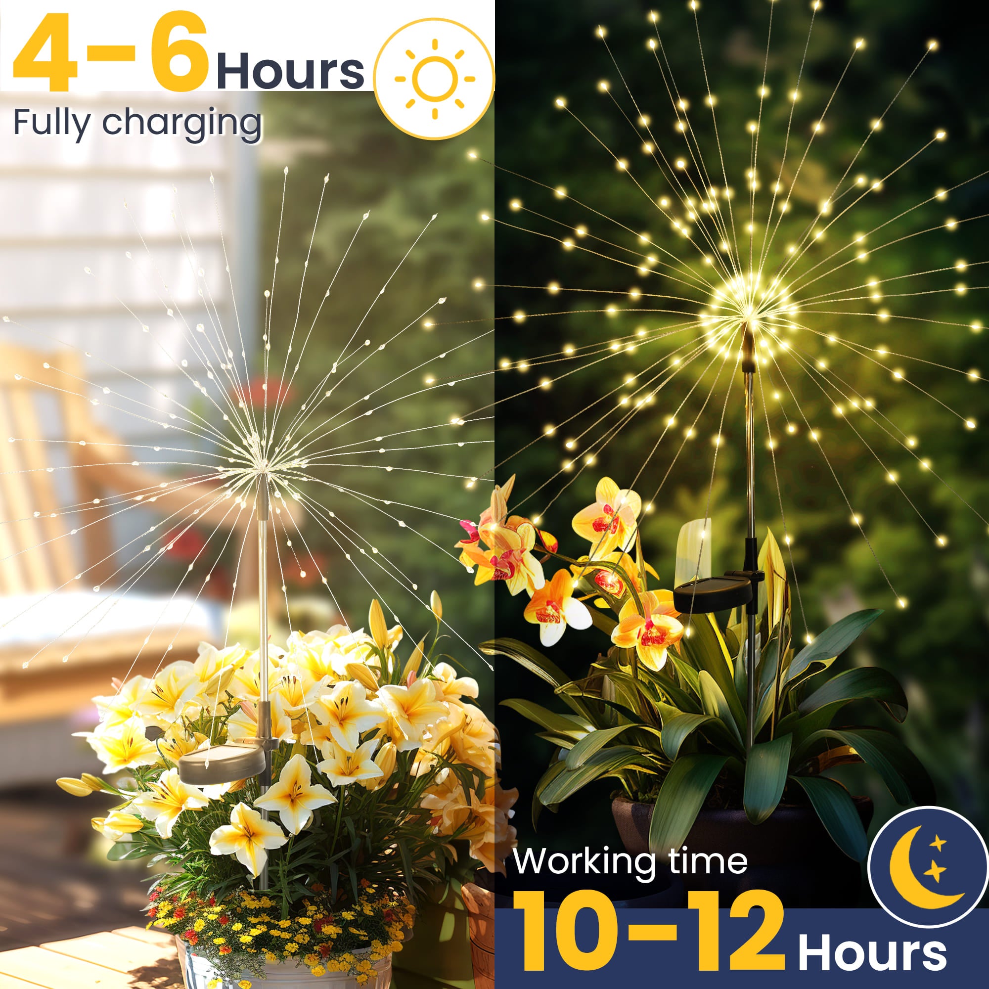 GIGALUMI Fairy Firework Solar Lights