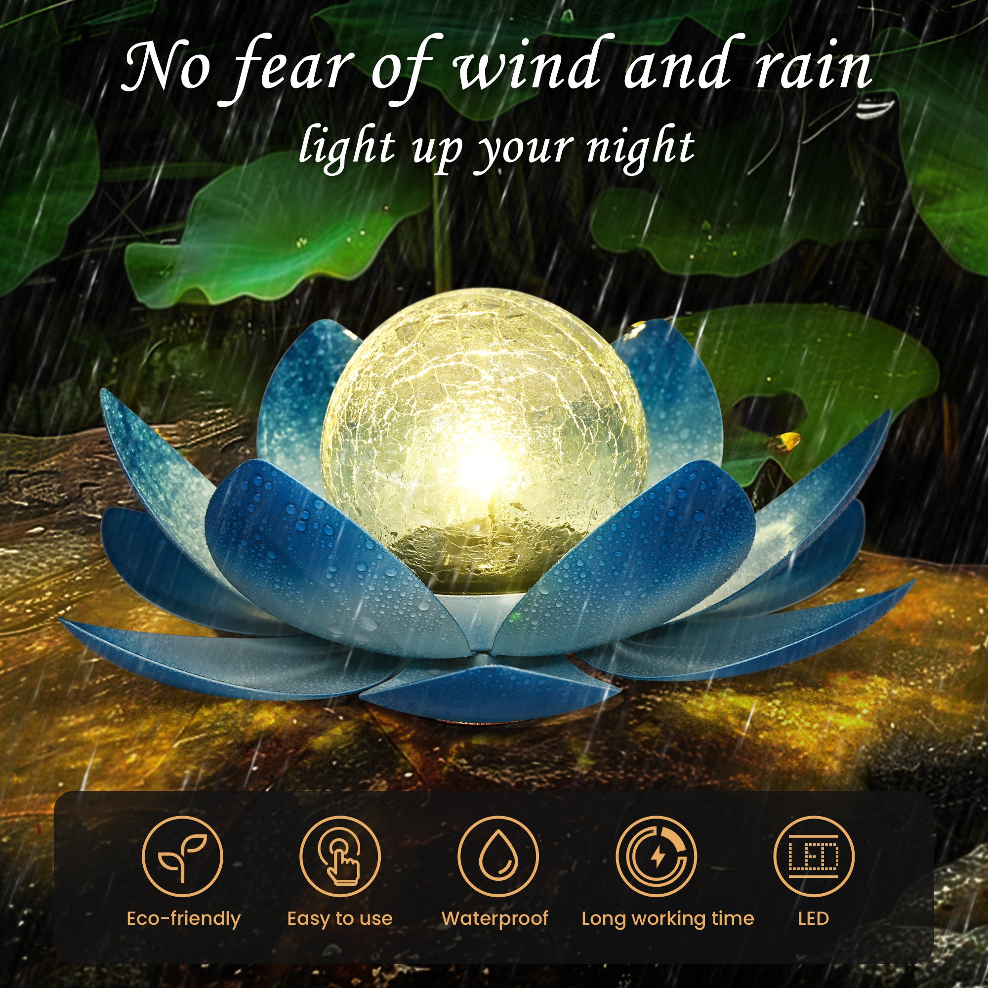 Gigalumi Solar Lotus Light Set (1 Pack)