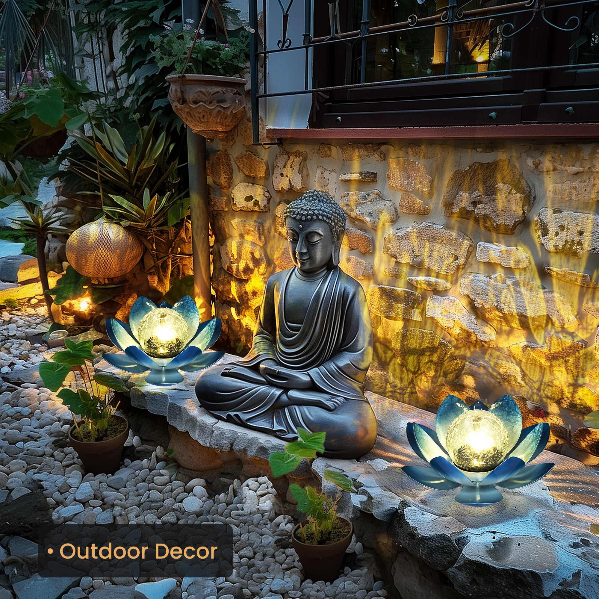 Gigalumi Solar Lotus Light Set (1 Pack)