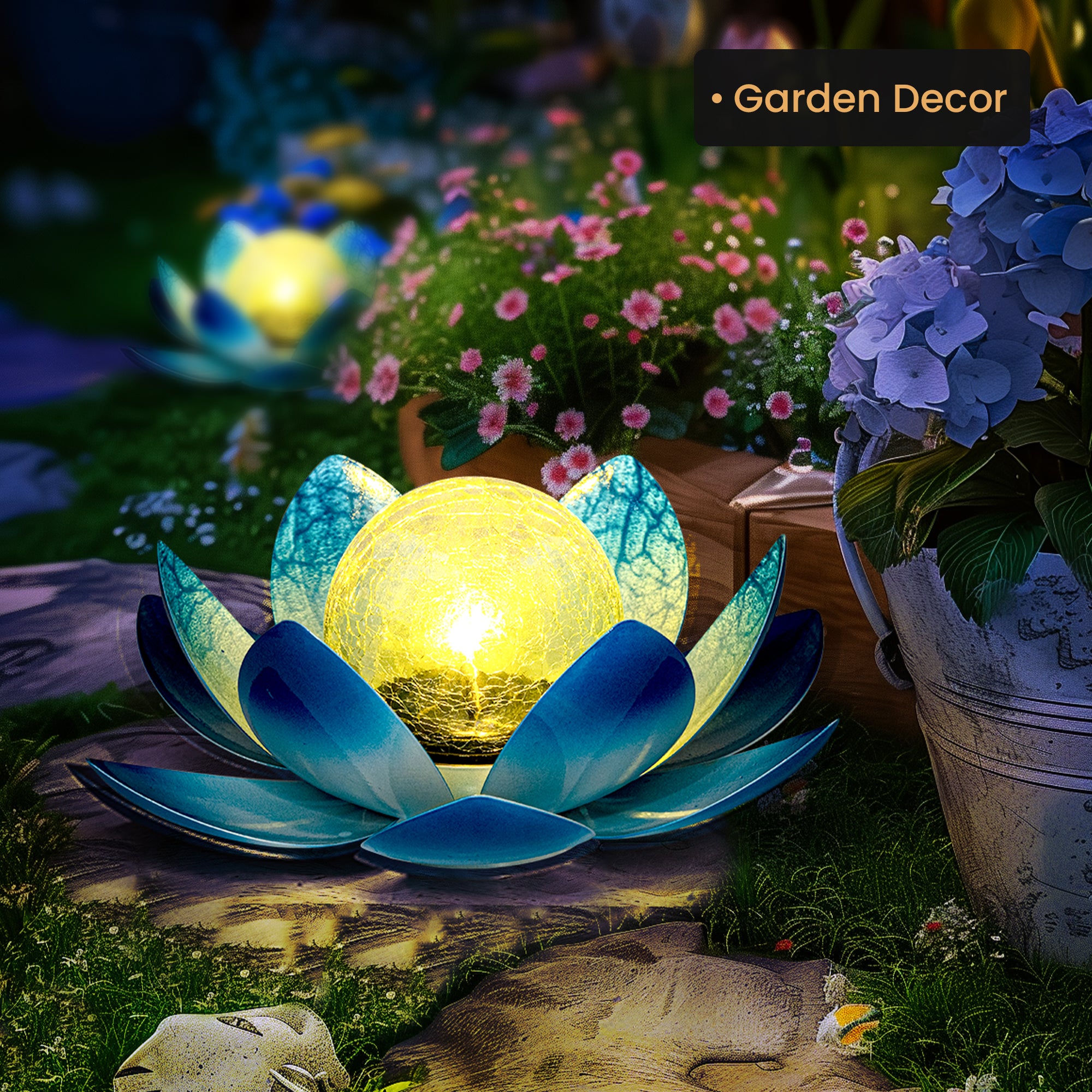 Gigalumi Solar Lotus Light Set (1 Pack)