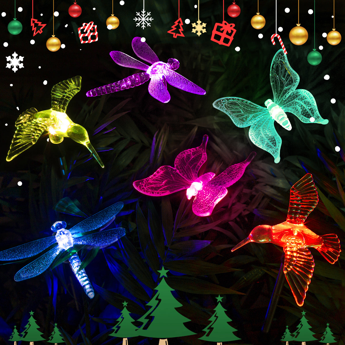 GIGALUMI Solar Garden Butterfly Lights